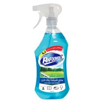 اسپری شیشه پاک کن  آبی 800 میلی لیتر کارتنی رافونه 